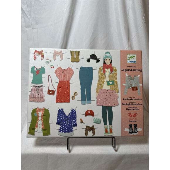 PAPER-DOLLS! Inspire Their Imagination! This Djeco LeGrand Dressing‎ Paper Dolls - Picture 1 of 16